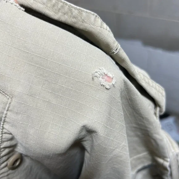 Nike ACG Vintage Cargo Pants Tan Ripstop Utility Mens XL All Conditions Gear - Picture 7 of 10